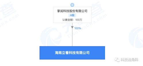 掌閱科技海南新設(shè)子公司 布局科技中介服務(wù)，注冊(cè)資本100萬(wàn)元